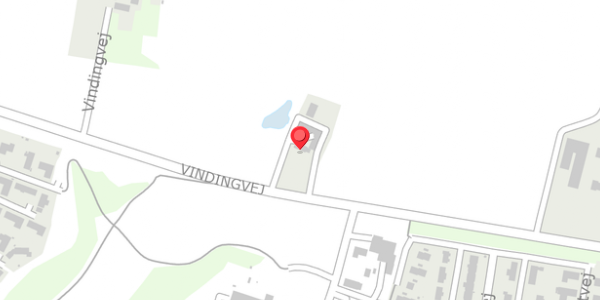 Trafikstøjkort på Vindingvej 3, 8654 Bryrup