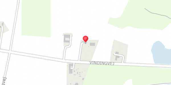 Trafikstøjkort på Vindingvej 15, . , 8654 Bryrup