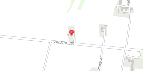 Trafikstøjkort på Vindingvej 21, 8654 Bryrup