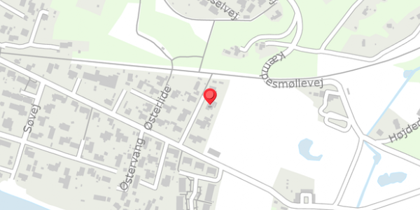 Trafikstøjkort på Østermark 6, 8654 Bryrup