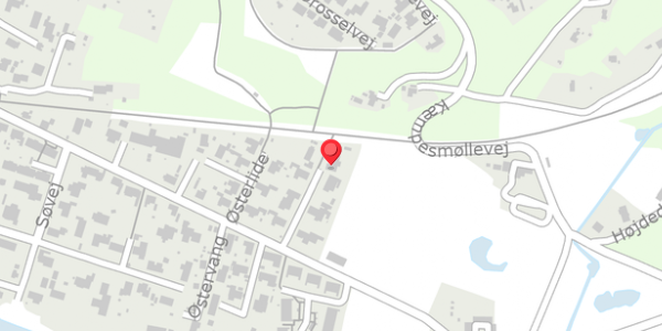 Trafikstøjkort på Østermark 8, 8654 Bryrup