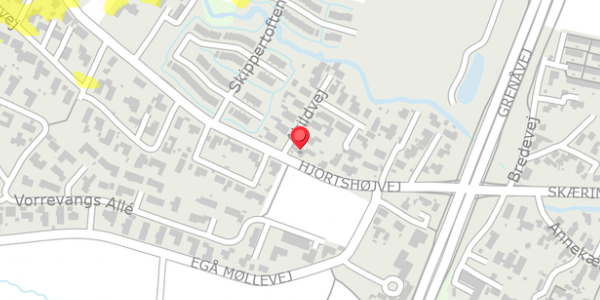 Trafikstøjkort på Abildvej 2, 8250 Egå
