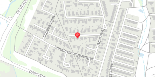 Trafikstøjkort på Agernvej 17, . , 8330 Beder