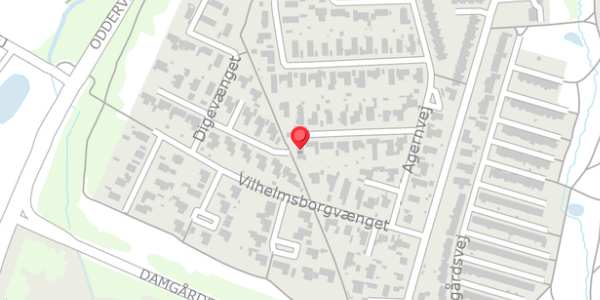Trafikstøjkort på Agernvej 21, 8330 Beder