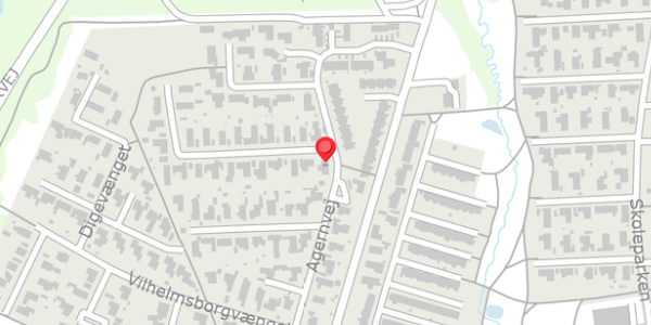Trafikstøjkort på Agernvej 43, . , 8330 Beder