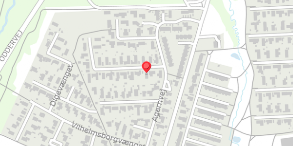Trafikstøjkort på Agernvej 47, . , 8330 Beder