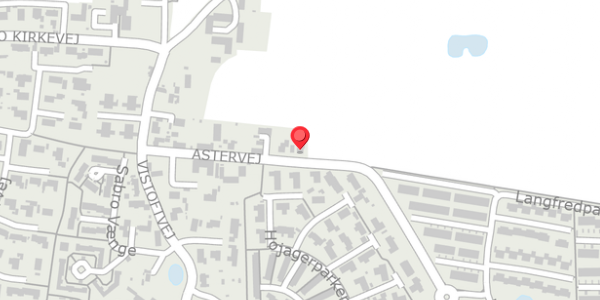 Trafikstøjkort på Astervej 2, 8471 Sabro