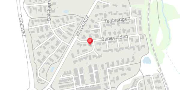 Trafikstøjkort på Banevolden 6, . , 8340 Malling