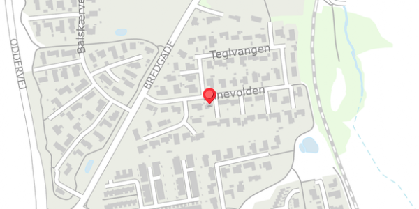 Trafikstøjkort på Banevolden 10, . , 8340 Malling