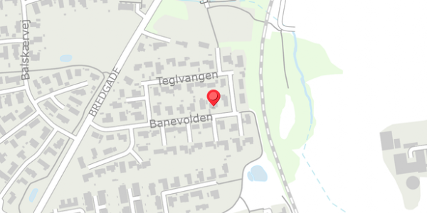Trafikstøjkort på Banevolden 17, . , 8340 Malling