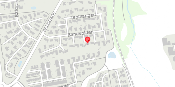 Trafikstøjkort på Banevolden 22, . , 8340 Malling