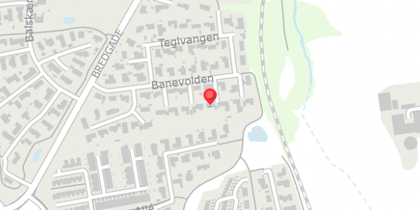 Trafikstøjkort på Banevolden 28, . , 8340 Malling