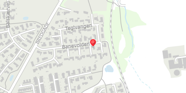Trafikstøjkort på Banevolden 32, . , 8340 Malling