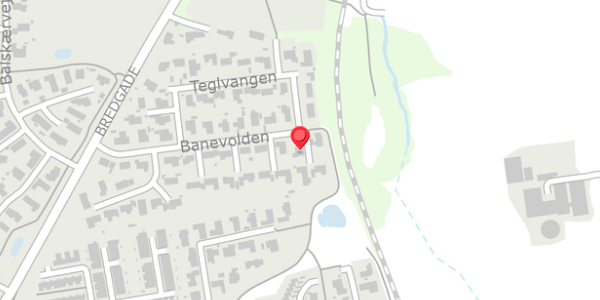 Trafikstøjkort på Banevolden 34, . , 8340 Malling