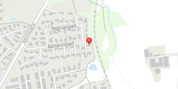 Trafikstøjkort på Banevolden 40, 8340 Malling