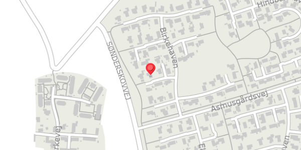 Trafikstøjkort på Birkehaven 21, 8520 Lystrup