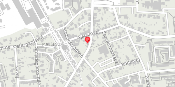 Trafikstøjkort på Bredgade 66, 8340 Malling