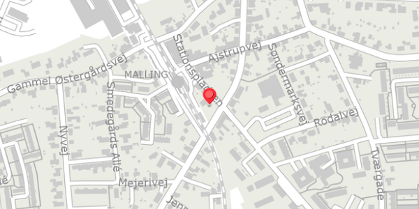Trafikstøjkort på Bredgade 72, 8340 Malling