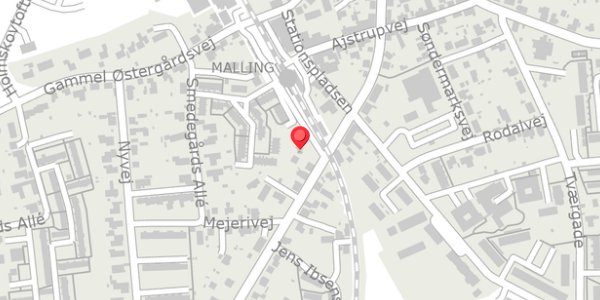 Trafikstøjkort på Bredgade 76, 8340 Malling