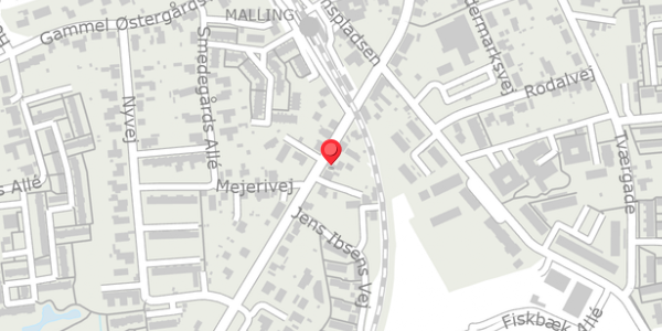 Trafikstøjkort på Bredgade 81, 8340 Malling