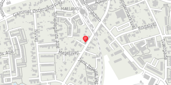 Trafikstøjkort på Bredgade 82, 8340 Malling