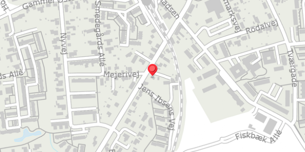 Trafikstøjkort på Bredgade 87, 8340 Malling