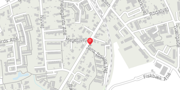 Trafikstøjkort på Bredgade 89, 8340 Malling
