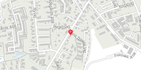Trafikstøjkort på Bredgade 91, 8340 Malling
