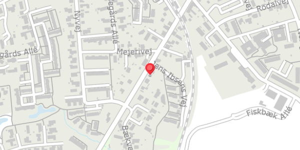 Trafikstøjkort på Bredgade 93, 8340 Malling