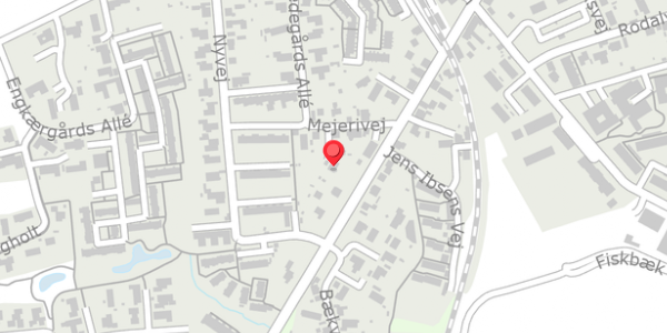 Trafikstøjkort på Bredgade 94, 8340 Malling