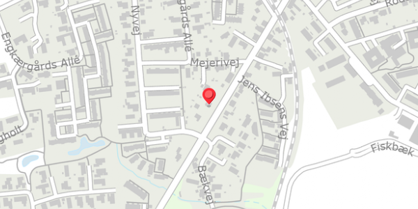 Trafikstøjkort på Bredgade 96, 8340 Malling