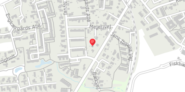 Trafikstøjkort på Bredgade 98, 8340 Malling