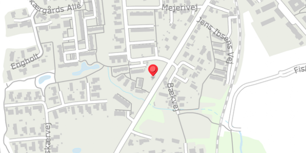 Trafikstøjkort på Bredgade 104, 8340 Malling