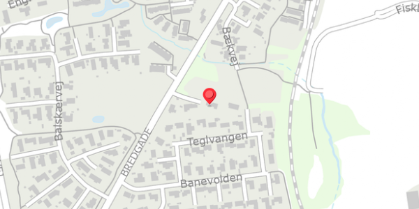 Trafikstøjkort på Bredgade 125, 8340 Malling
