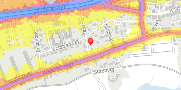 Trafikstøjkort på Donsvej 7, . , 8220 Brabrand