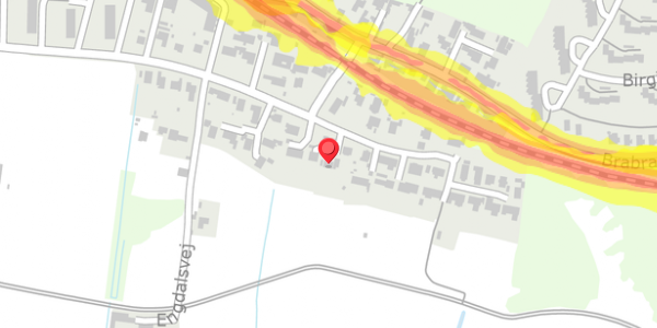 Trafikstøjkort på Engdalsvej 116A, . , 8220 Brabrand