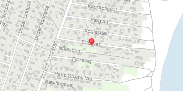 Trafikstøjkort på Ericavej 10, . , 8250 Egå