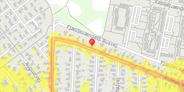 Trafikstøjkort på Junivej 47, 8210 Aarhus V