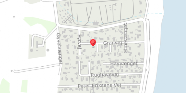 Trafikstøjkort på Granvej 23, 8340 Malling