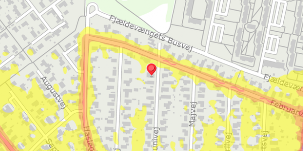 Trafikstøjkort på Junivej 41, . , 8210 Aarhus V