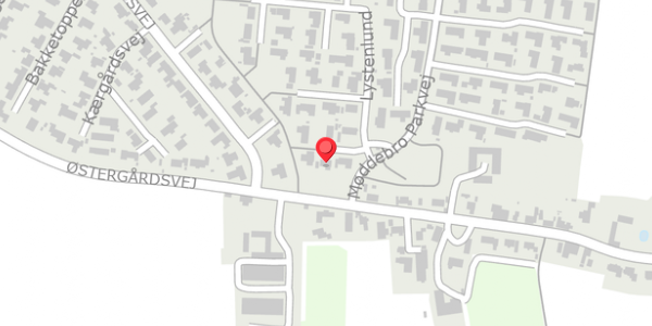Trafikstøjkort på Lystenlund 3, 8355 Solbjerg