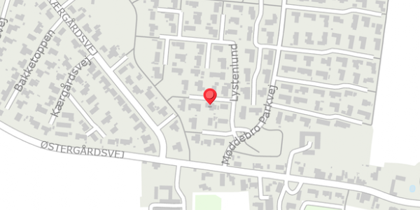Trafikstøjkort på Lystenlund 15, . , 8355 Solbjerg