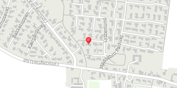 Trafikstøjkort på Lystenlund 17, . , 8355 Solbjerg