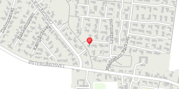 Trafikstøjkort på Lystenlund 19, . , 8355 Solbjerg
