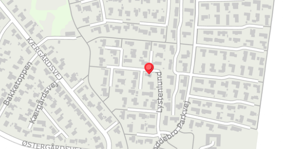 Trafikstøjkort på Lystenlund 29, . , 8355 Solbjerg