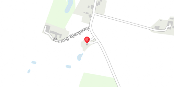 Trafikstøjkort på Malling Bjergevej 80, 8340 Malling