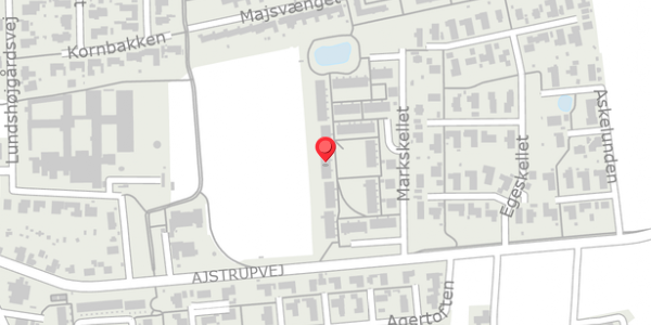 Trafikstøjkort på Markskellet 37, 8340 Malling