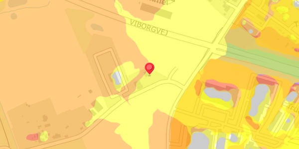 Trafikstøjkort på Munkevejen 2, . , 8381 Tilst
