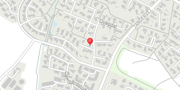 Trafikstøjkort på Ovesdal 9, . , 8320 Mårslet
