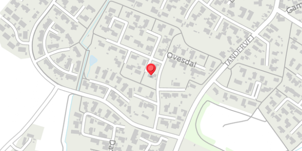 Trafikstøjkort på Ovesdal 13, 8320 Mårslet